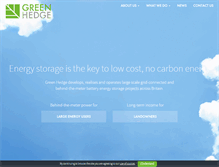 Tablet Screenshot of green-hedge.com